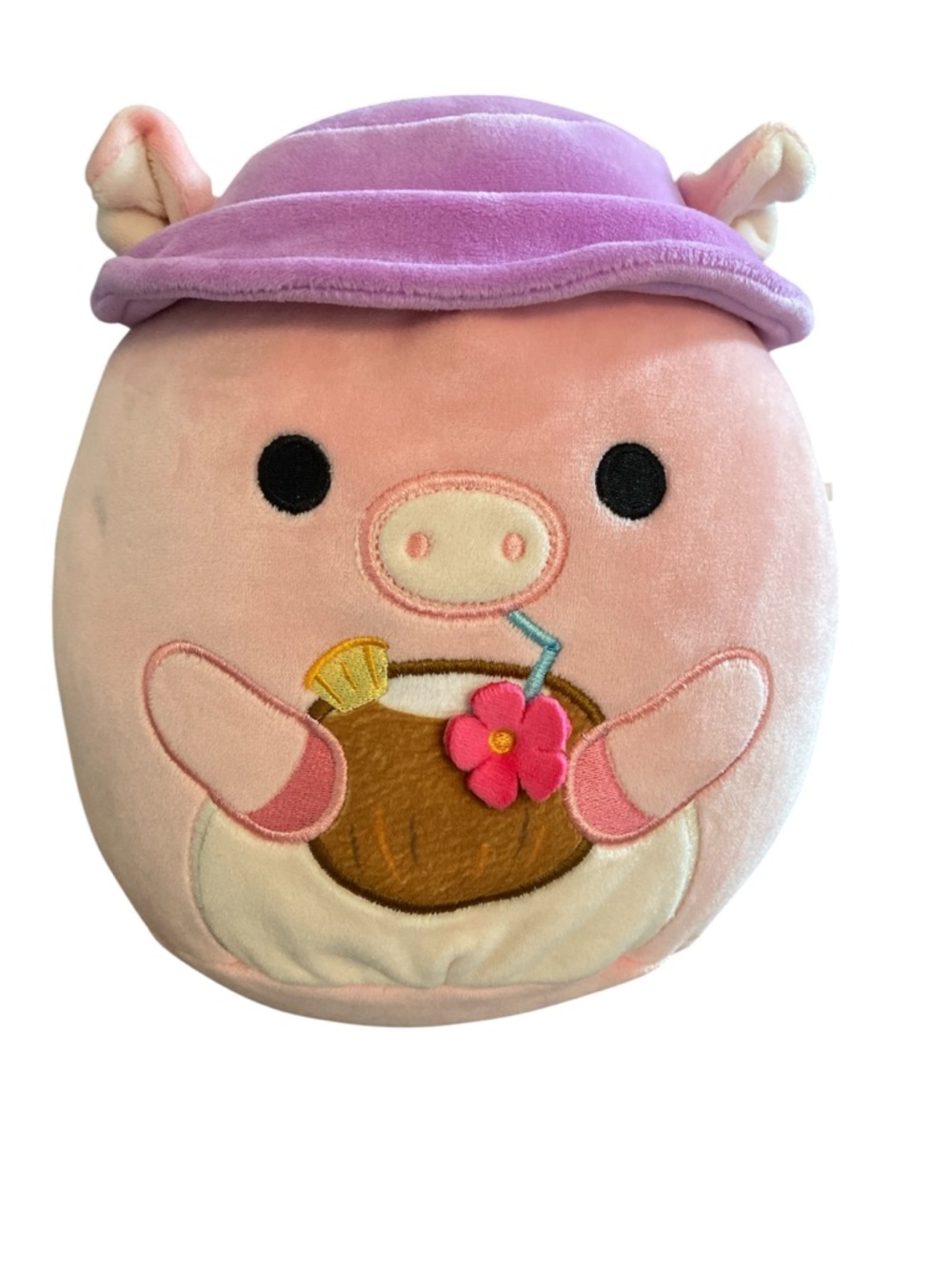 Squishmallows 8" Peter the Pig with Coconut Pina Colada